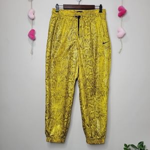 Nike Python Snakeskin Print Jogger Pants Medium